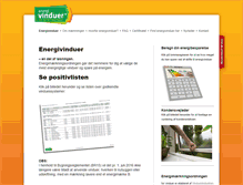 Tablet Screenshot of energivinduer.dk